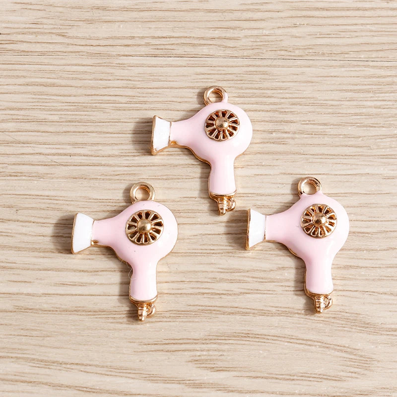 10pcs Mix Cute Enamel Women Lips Lipstick Charms Pendants for Jewelry Making Earrings Necklace Bracelets DIY Crafts Supplies