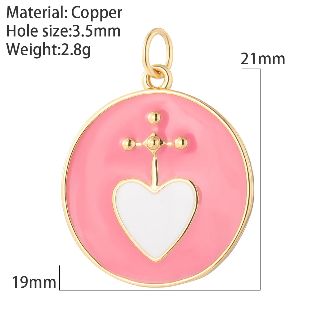 Cute Love Hearts Starfish Charms Gold Color Animals Turtle Flower Jewelry Dijes Diy Earring Necklace Bracelet Keychain Sea Charm