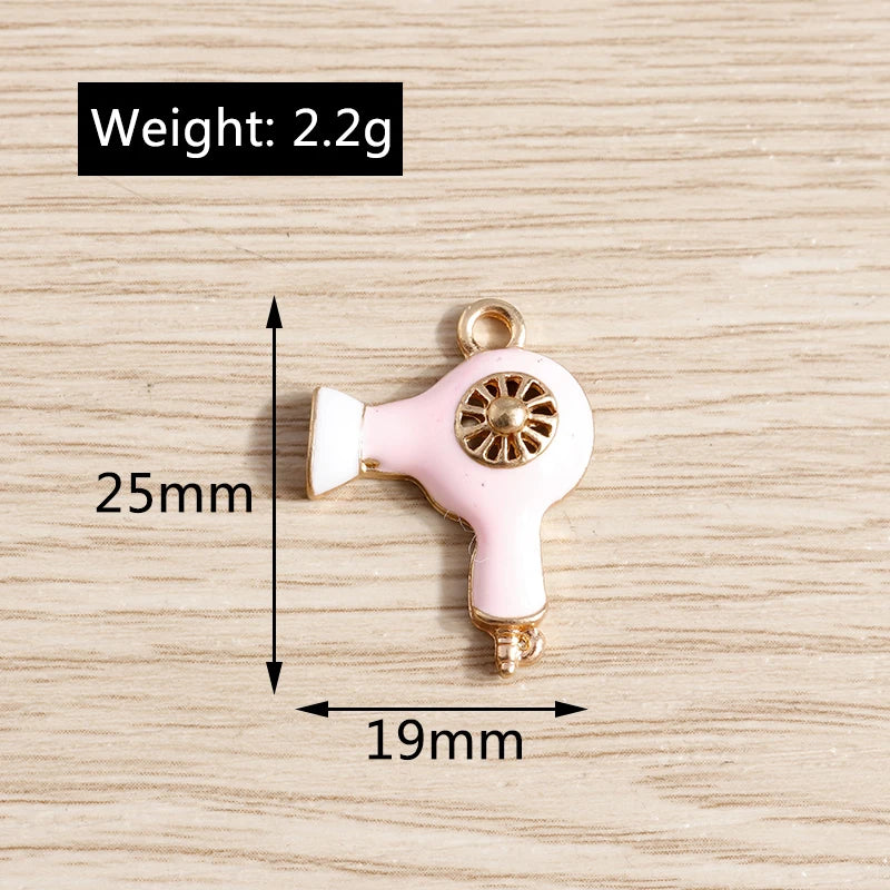 10pcs Mix Cute Enamel Women Lips Lipstick Charms Pendants for Jewelry Making Earrings Necklace Bracelets DIY Crafts Supplies