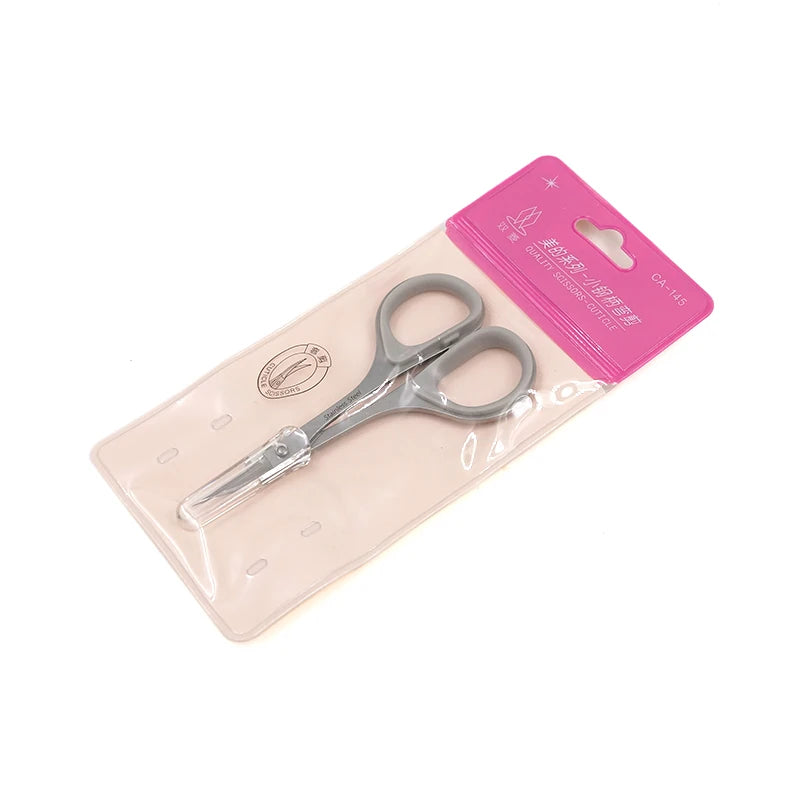 Eyebrow Scissors Stainless Steel Nail Tool Sharp Tip Multifunctional Nose Facial Hair Trimmer Makeup Beauty Tools