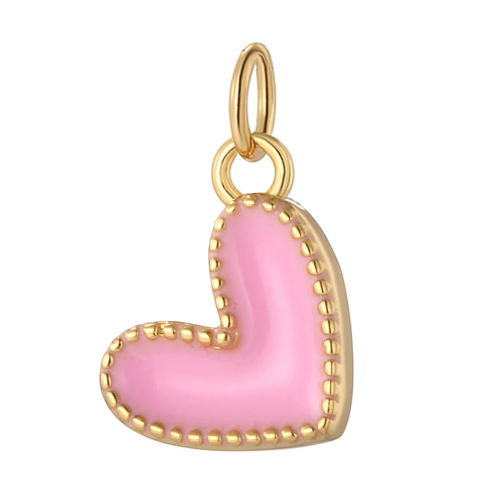 Cute Love Hearts Starfish Charms Gold Color Animals Turtle Flower Jewelry Dijes Diy Earring Necklace Bracelet Keychain Sea Charm