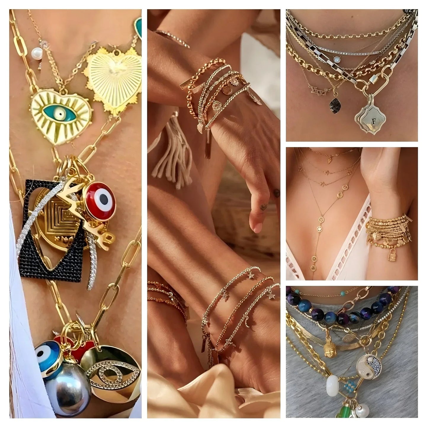 Cute  Heart  Charms for Jewelry Making Supplies Gold Color Tarot Card Charm Dijes Diy Woman Earrings Necklace Braclet Pendant