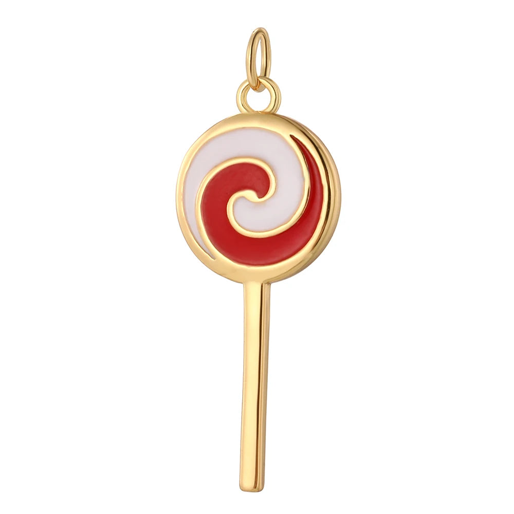Cute  Heart  Charms for Jewelry Making Supplies Gold Color Tarot Card Charm Dijes Diy Woman Earrings Necklace Braclet Pendant