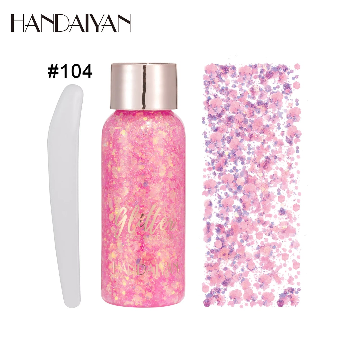 Handaiyan Eye Glitter Nail Hair Body Face Stickers Gel Art Loose Sequins Cream Diamond Jewels Rhinestones Makeup Party Festival