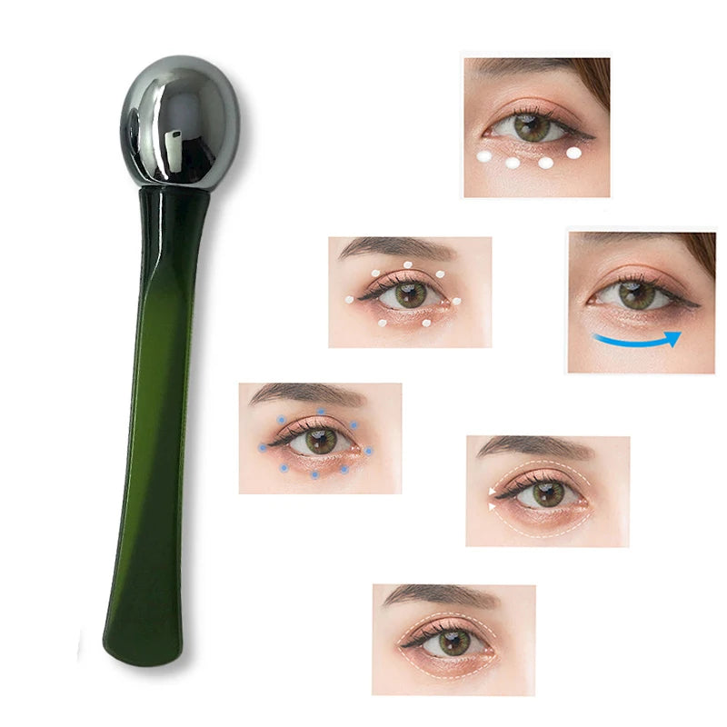Eye Serum Applicator Dual-Ended Beauty Tools Eye Cream Massage Stick Hygienic Roller Massage Stick For Eye Care Women