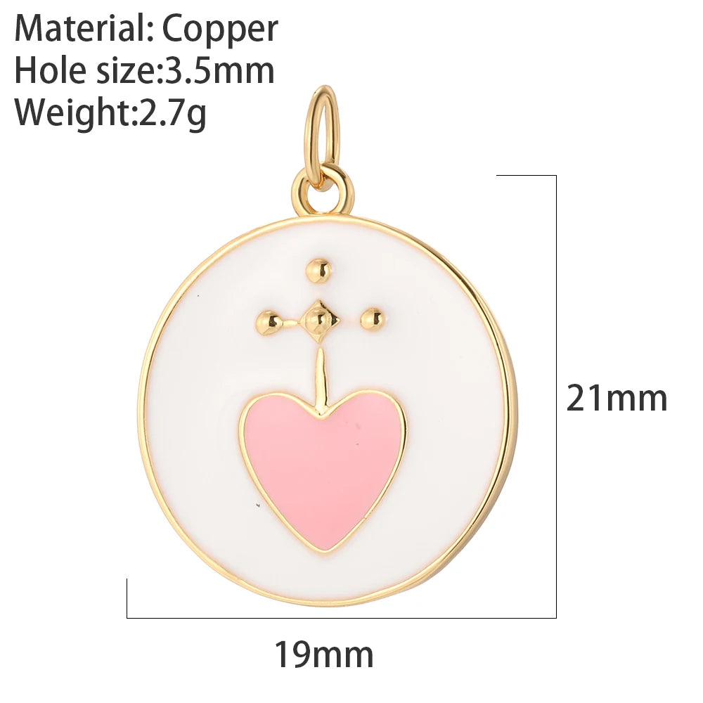 Cute Love Hearts Starfish Charms Gold Color Animals Turtle Flower Jewelry Dijes Diy Earring Necklace Bracelet Keychain Sea Charm