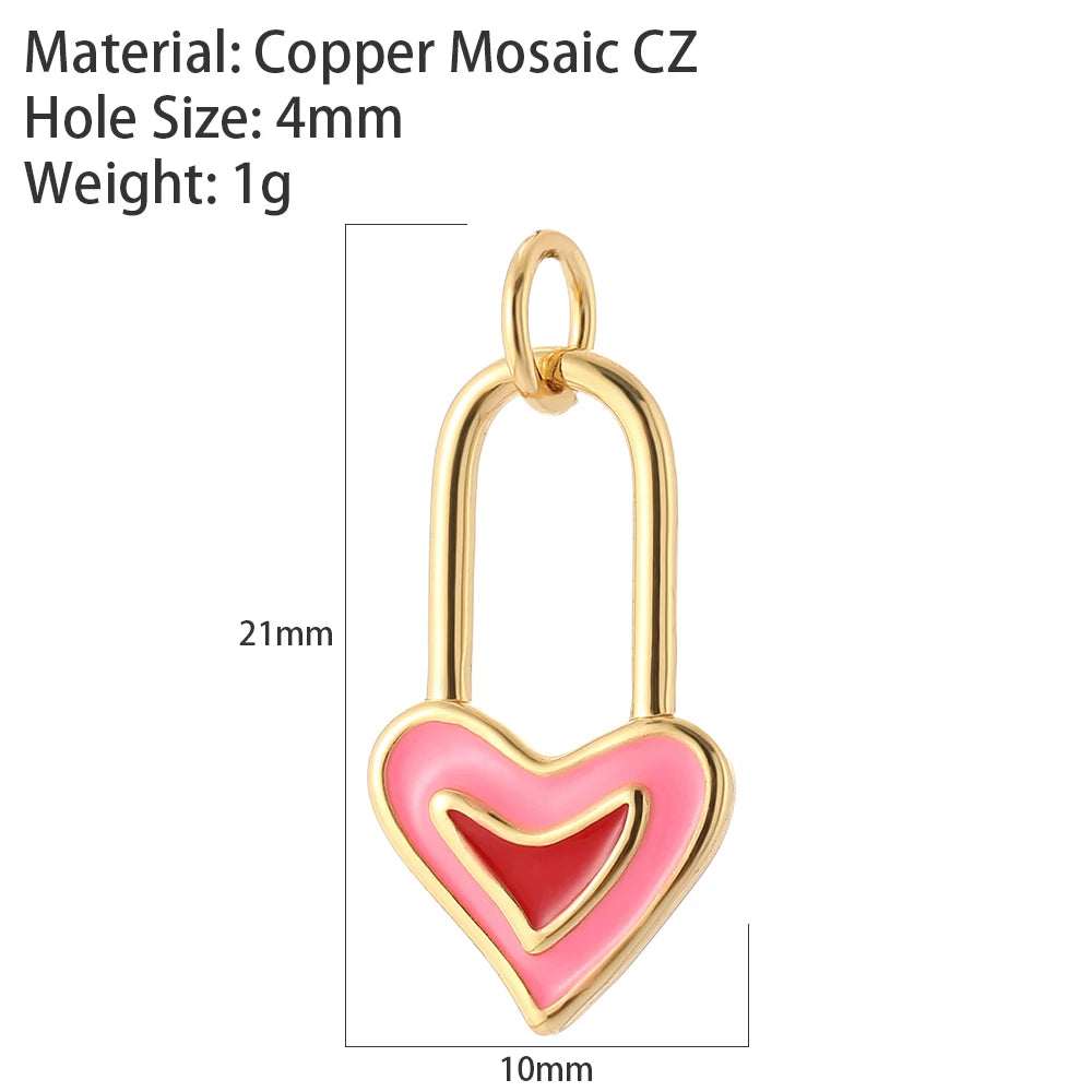 Cute Love Hearts Starfish Charms Gold Color Animals Turtle Flower Jewelry Dijes Diy Earring Necklace Bracelet Keychain Sea Charm