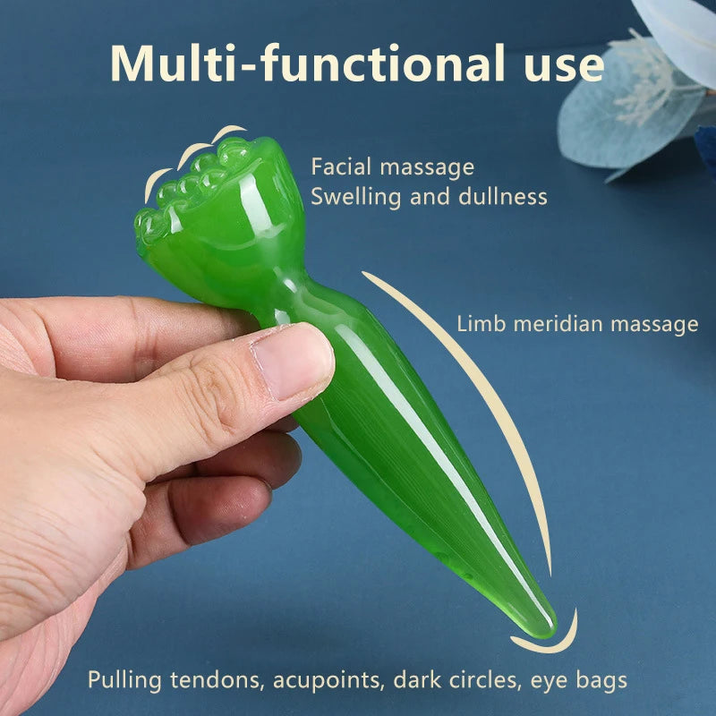Face Massage Tools Eyes Acupunctur Point Pen Gua Sha Face Skin Care Massager Sticks Lotus Seedpod Shape Facial Lifting Beauty