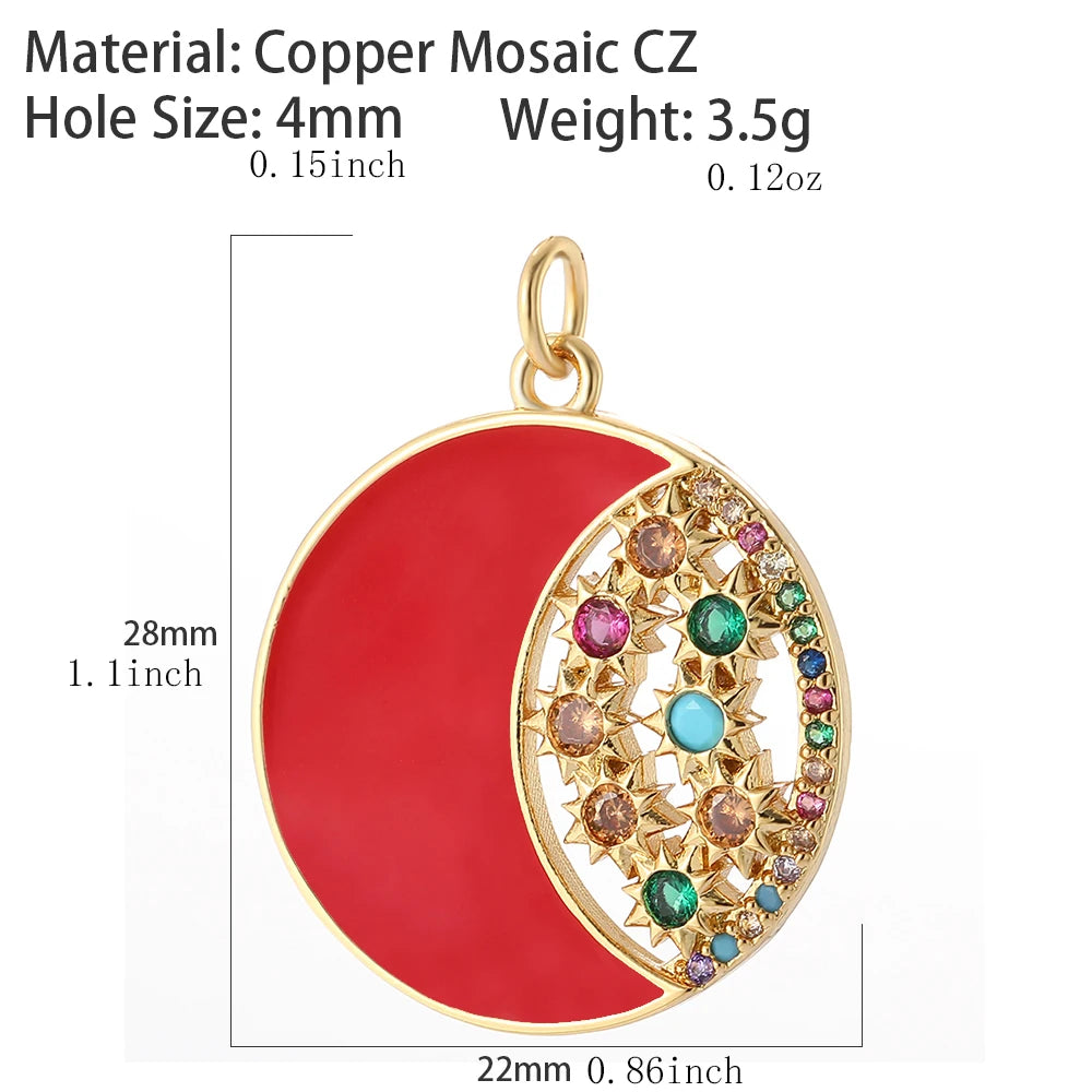 Cute  Heart  Charms for Jewelry Making Supplies Gold Color Tarot Card Charm Dijes Diy Woman Earrings Necklace Braclet Pendant