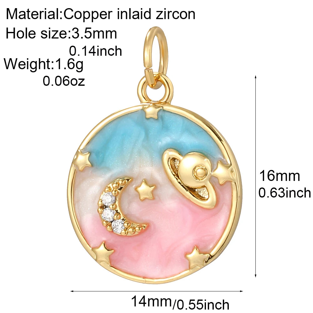 Cute Love Hearts Starfish Charms Gold Color Animals Turtle Flower Jewelry Dijes Diy Earring Necklace Bracelet Keychain Sea Charm
